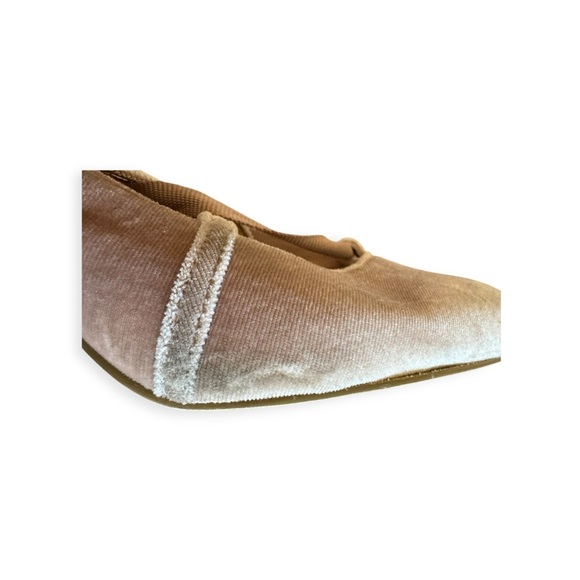 Nine West Ballet velvet lace up block heels shoes pink 9 M - Picture 8 of 11